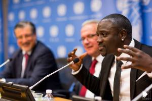 akon africa press conf