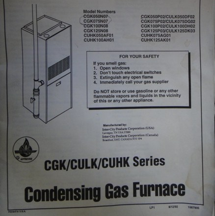 Furnace manual